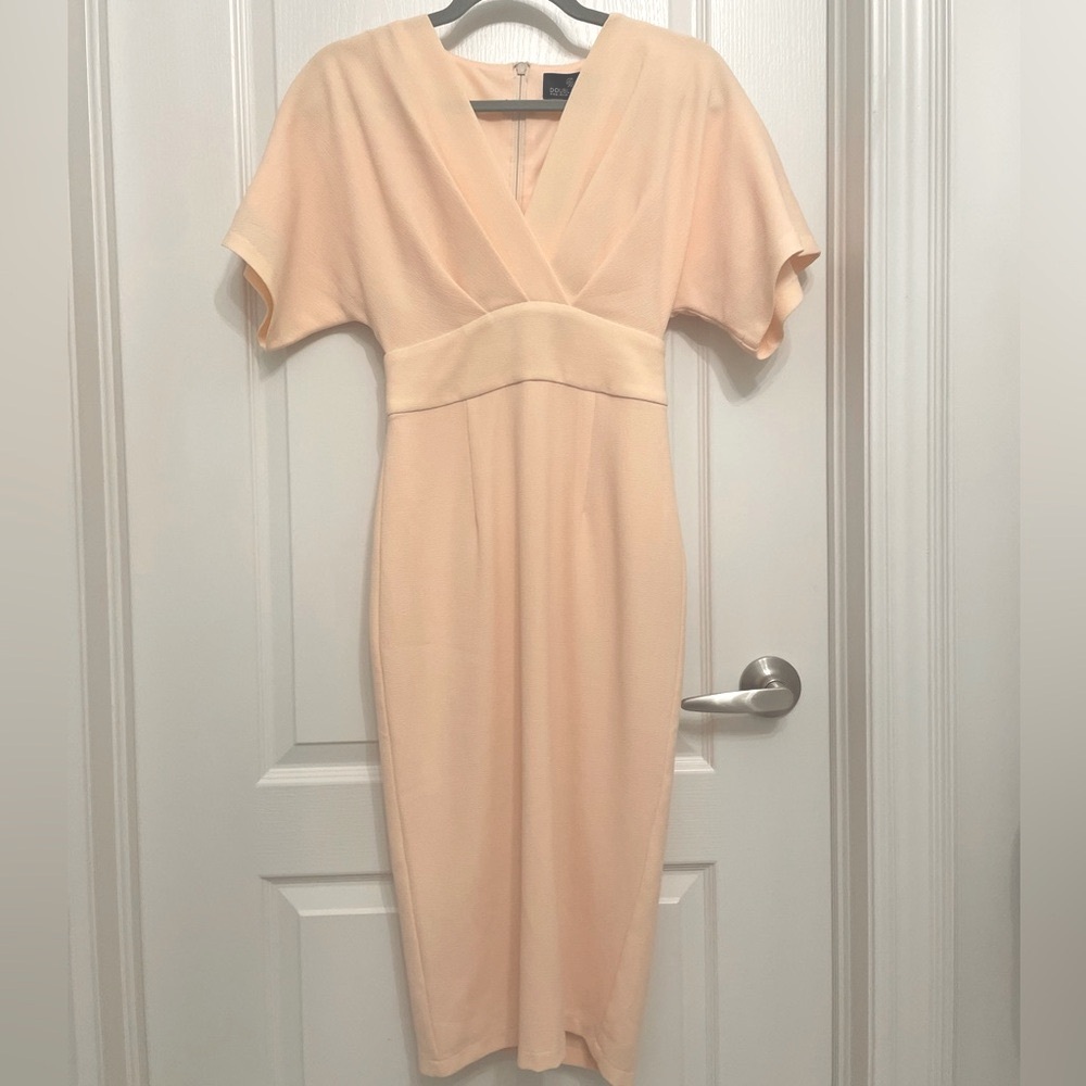 BNWT Peach V-Neck Dress